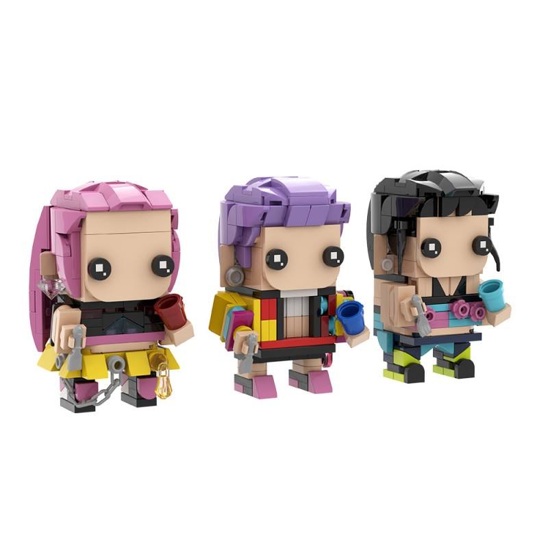 PixelBricks - Build Your Squad! Rumi, Mi-ra & Zoey Set